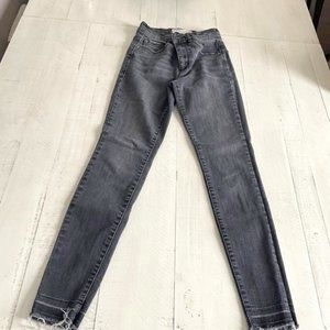 Garage High Rise Skinny Jeans Used Black